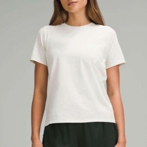 Lululemon Organic Cotton Straight-Hem Crewneck T-Shirt